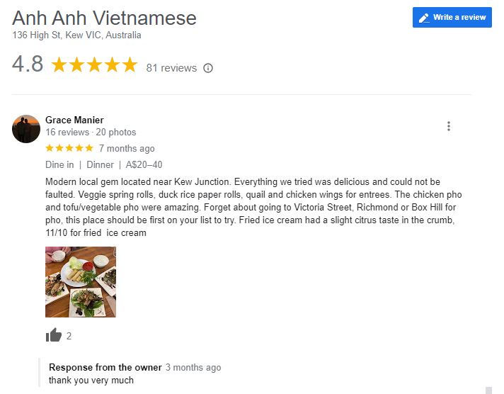 Google Reviews for Local Business
