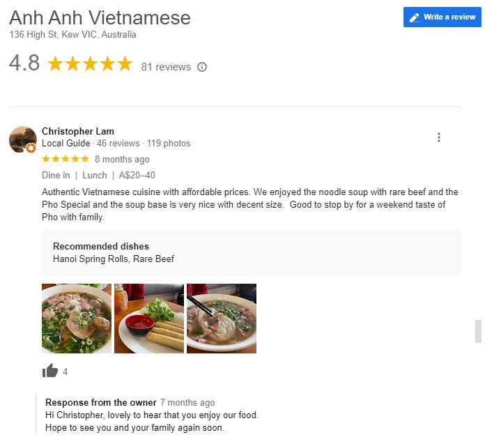 Power of Google Reviews for Local Business Melbourne