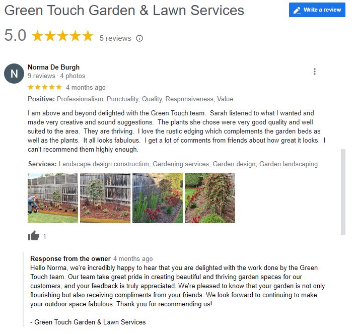 5-star-review-for-Garden-and-Landscape-Leongatha-3953