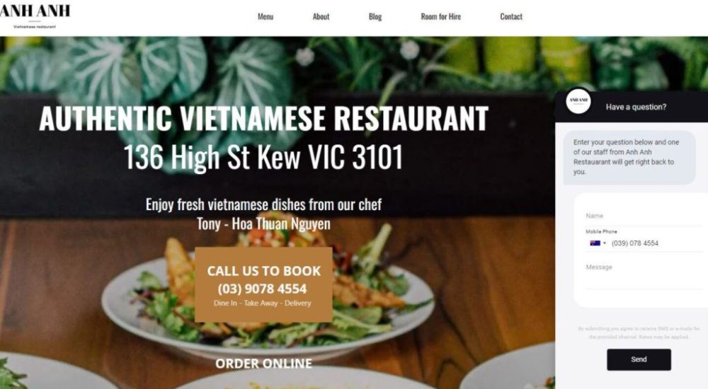 Website AI Chatbot for Local Business Website AI Chatbot for Local Business